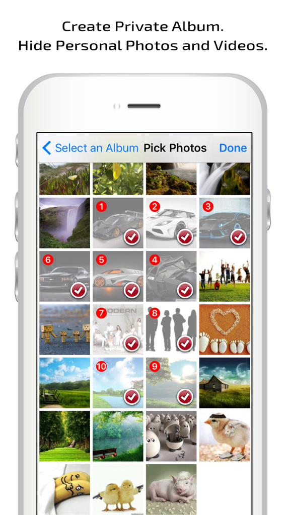 Secret Calculator  - A Secret Photo Hide Vault - Selección de fotos para ocultar en la aplicación de bóveda privada Calculadora Secreta