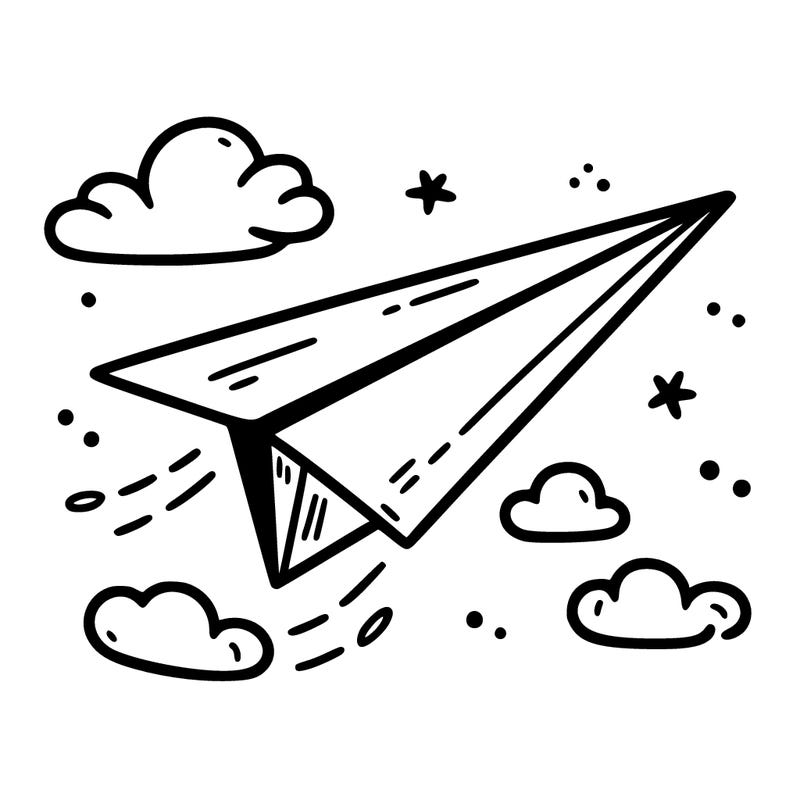 paper airplane