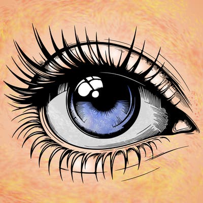 realistic eye