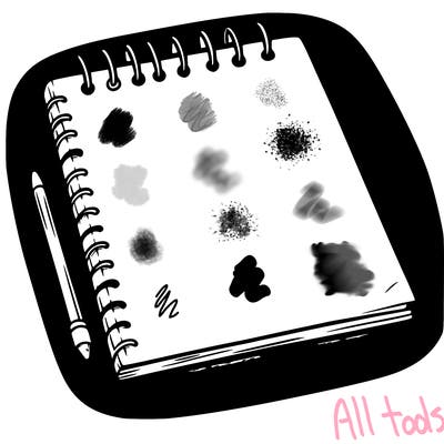 a blank sketch pad