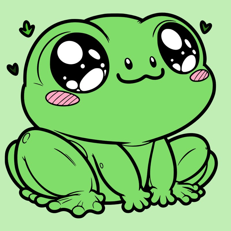 cute frog person realistic