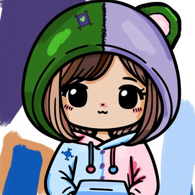 a girl with a over sized hoodie