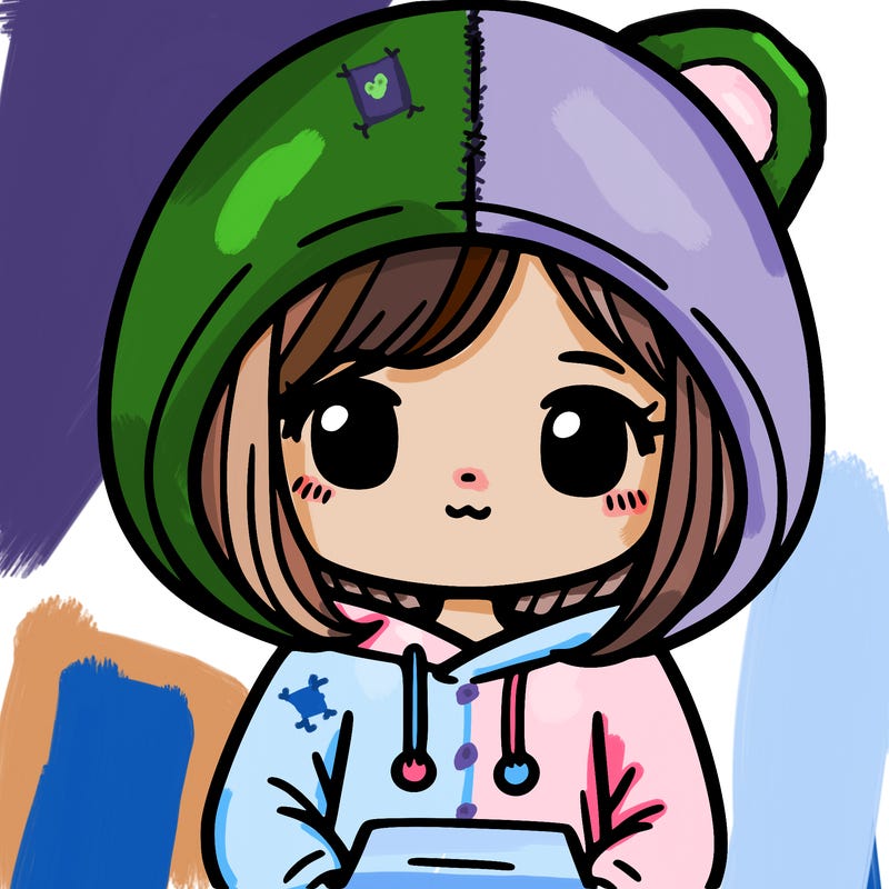 a girl with a over sized hoodie