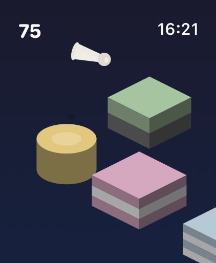 Jump! for Watch - 3D jumping game with colorful platforms on Apple Watch