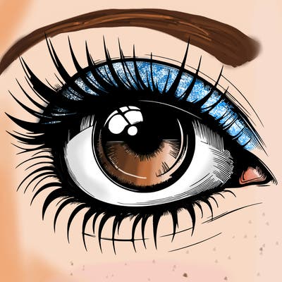 realistic eye