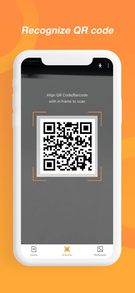 Scaner-Secure and Proxy app interface for recognizing and scanning QR codes