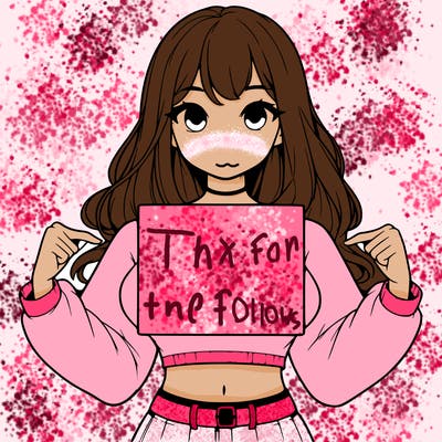 girl holding a blank sign in a long sleeve crop top