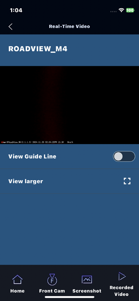 ROADVIEW - Roadview dash cam app real time video feed interface