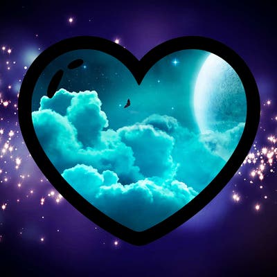 a blank heart