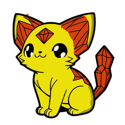 crystal kitten
