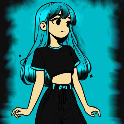 girl in a cute crop top