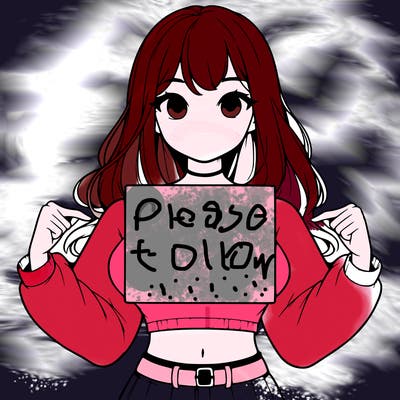 girl holding a blank sign in a long sleeve crop top