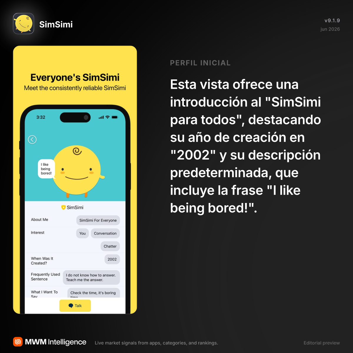 SimSimi - App de Redes sociales | MWM