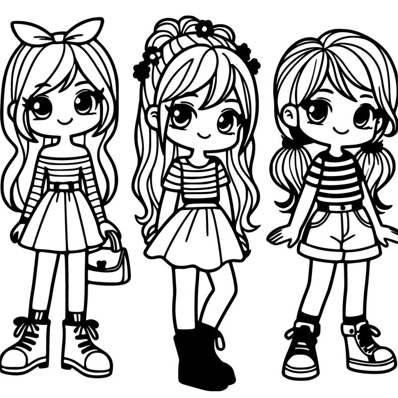 cartoon girls