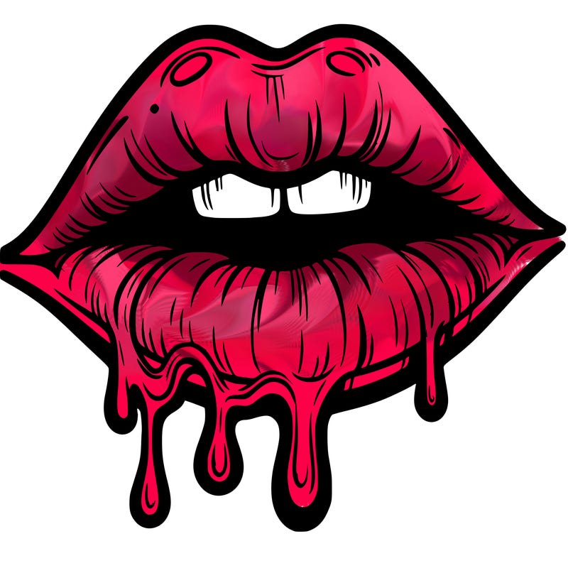 lips that look realistic and drip