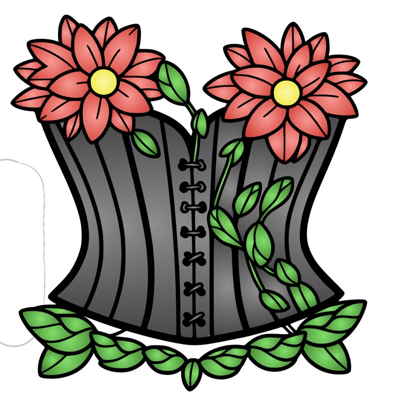 flower corset