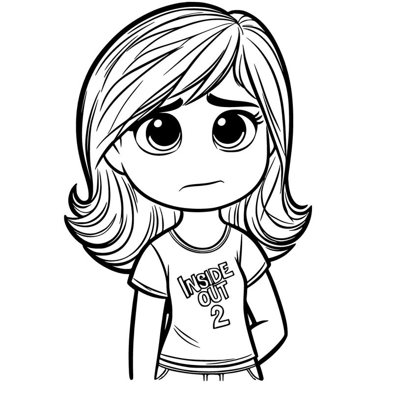 embarrassment from inside out 2 as a realistic girl