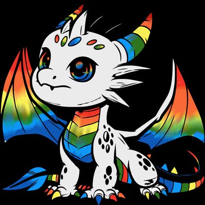 fierce baby night dragon