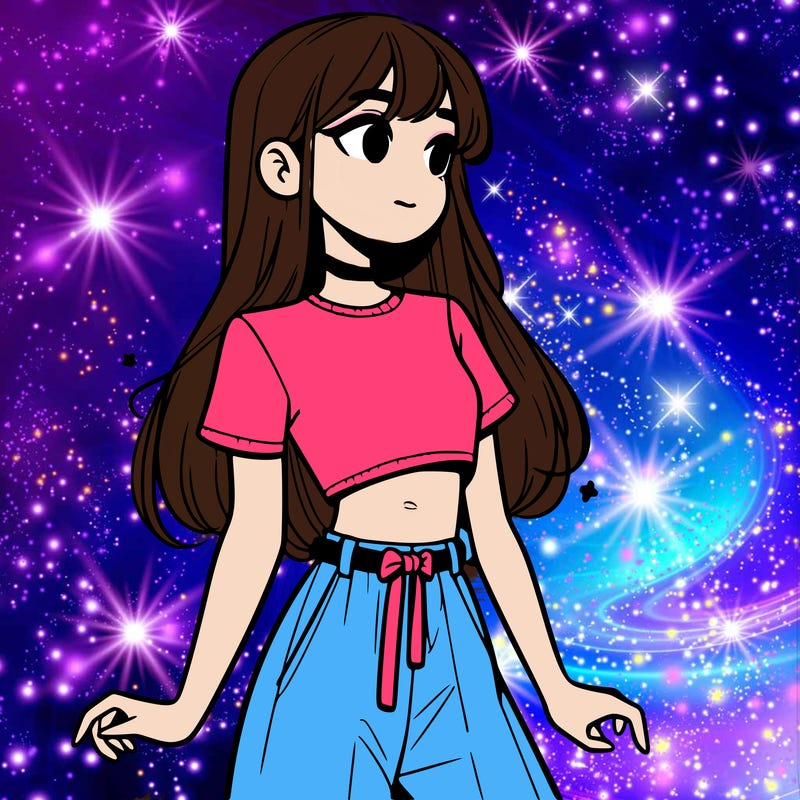 girl in a cute crop top