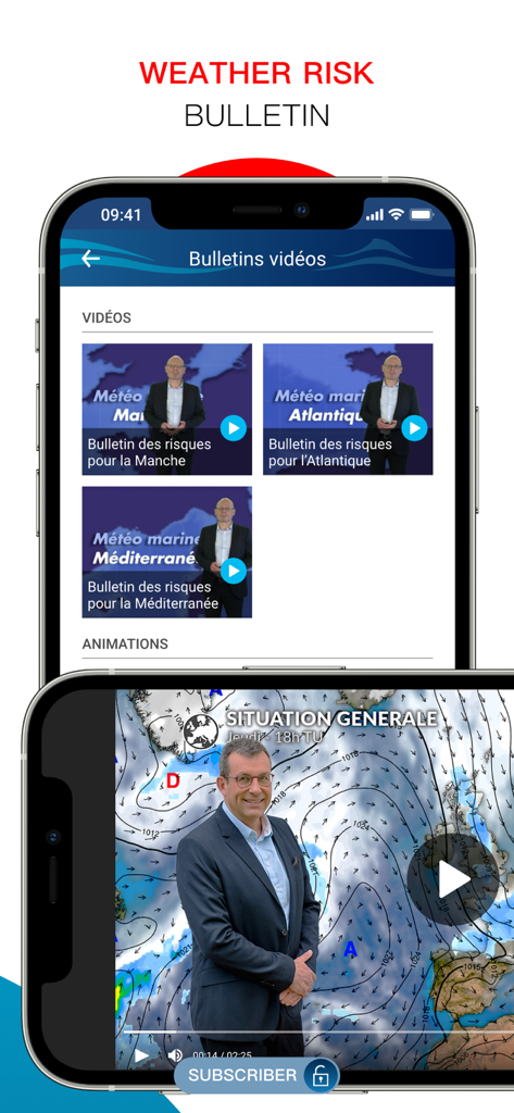 Météo Marine - Expert video weather bulletins and meteorological maps on the Meteo Marine app
