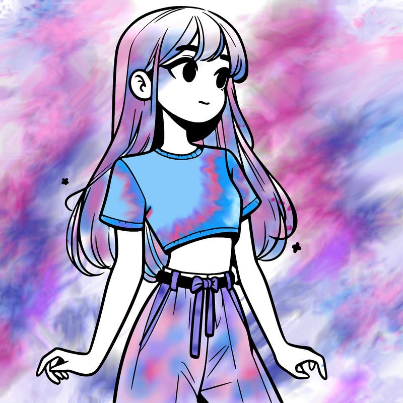 girl in a cute crop top