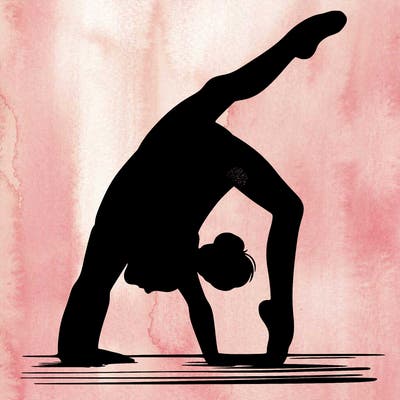 girl doing gymnastics