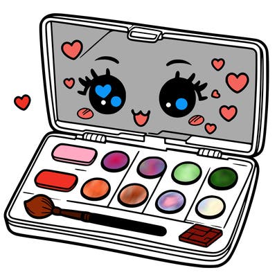 makeup pallet