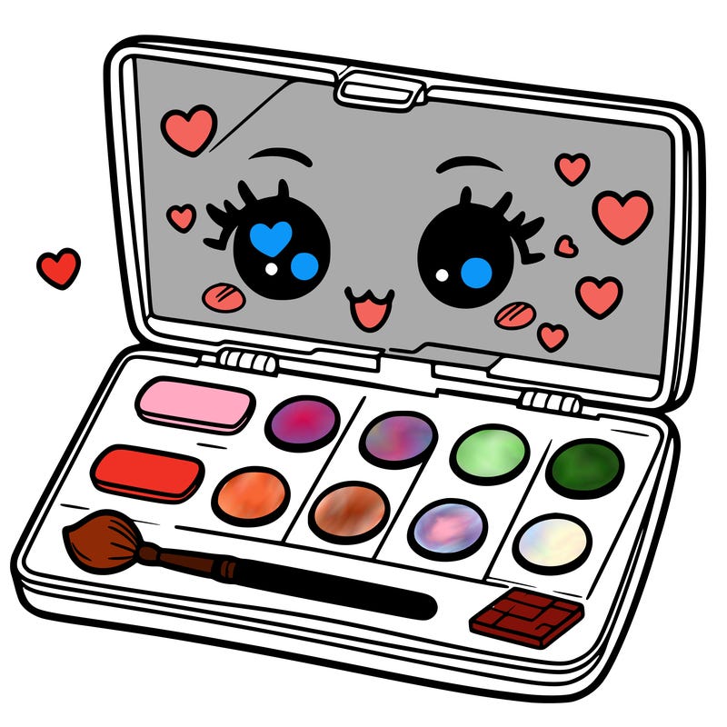 makeup pallet