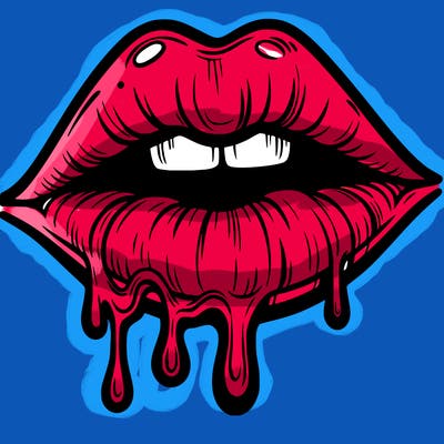lips that look realistic and drip