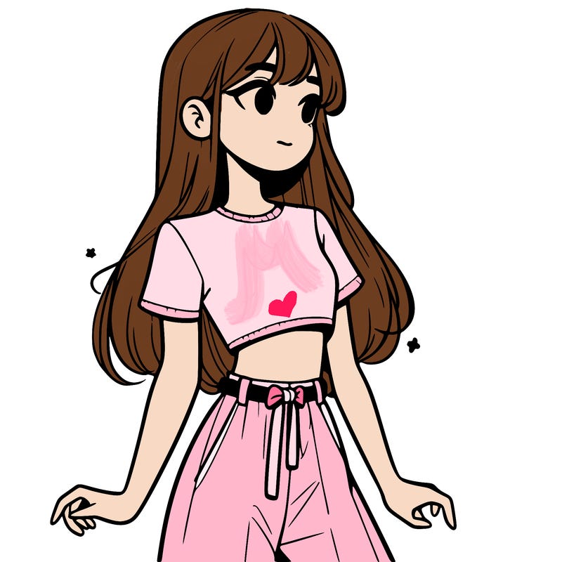 girl in a cute crop top