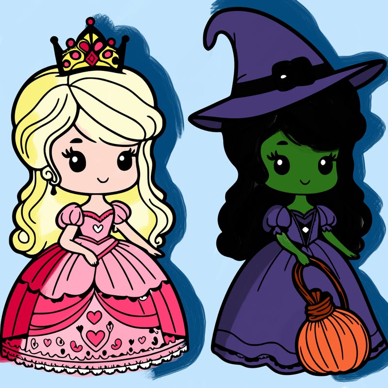 princess as a witch