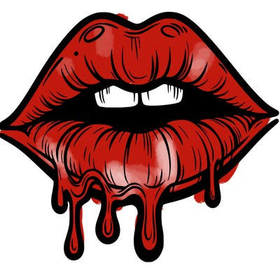 lips that look realistic and drip