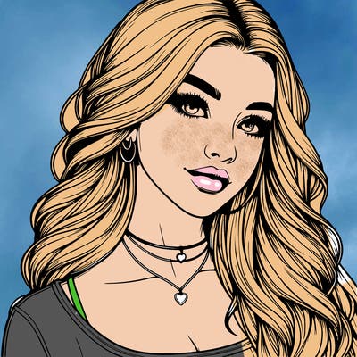 detailed realistic girl
