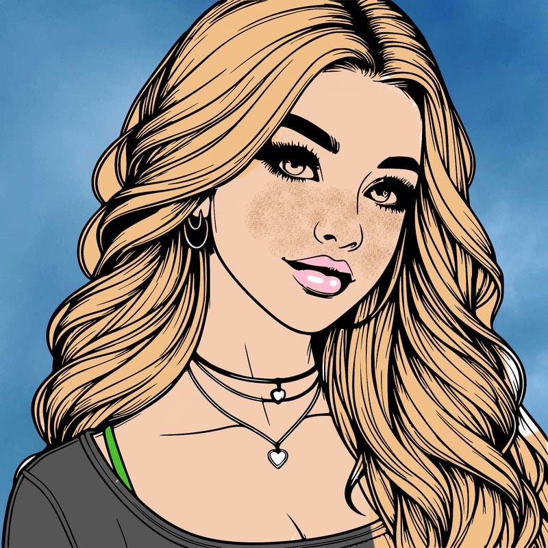 detailed realistic girl