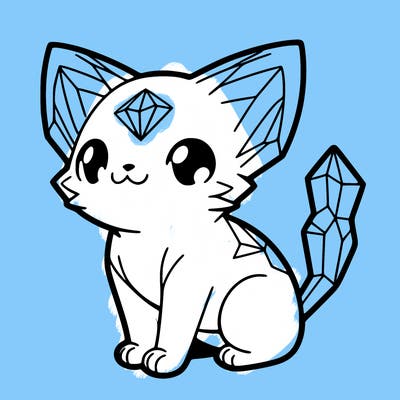 crystal kitten