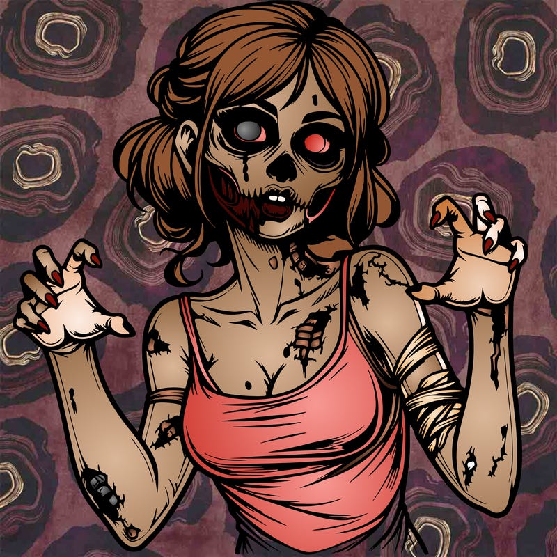 realistic zombie girl