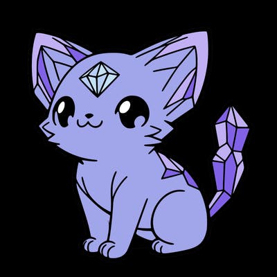 crystal kitten