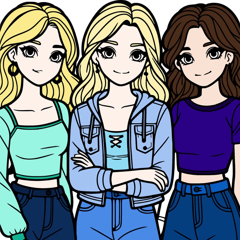 3 teens that are girls