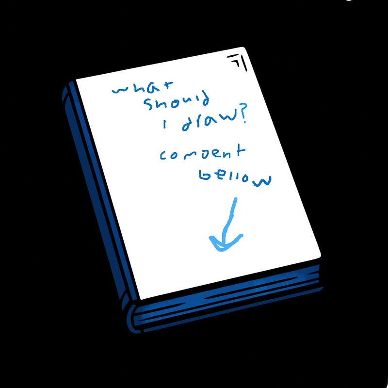 a blank book cover