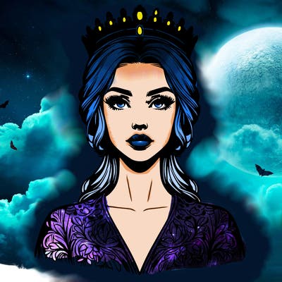 realistic beautiful queen