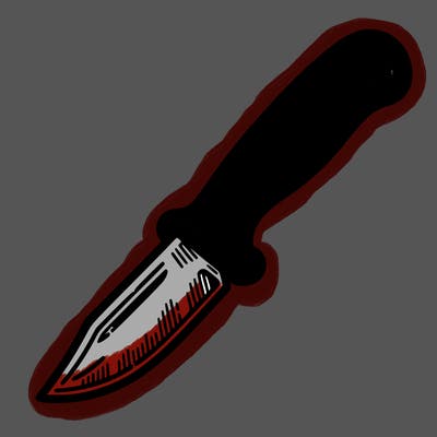 a knife