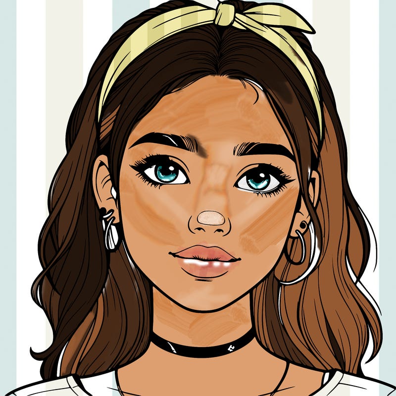 realistic teenage girl