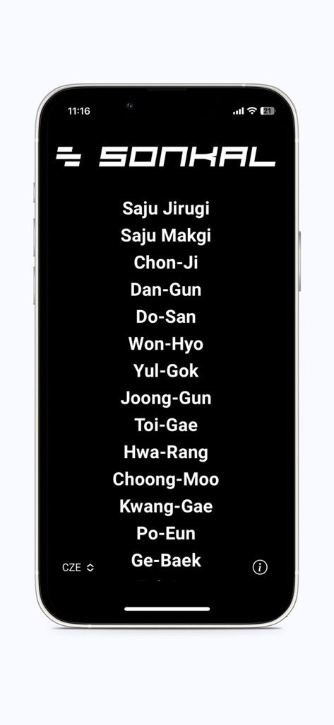TUL TKD ITF - List of ITF Taekwondo patterns in the TUL TKD ITF app