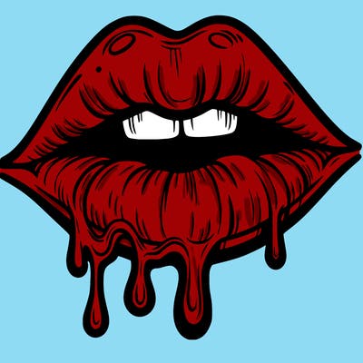 lips that look realistic and drip