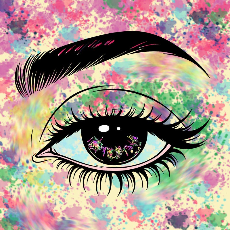 eye closed realistic