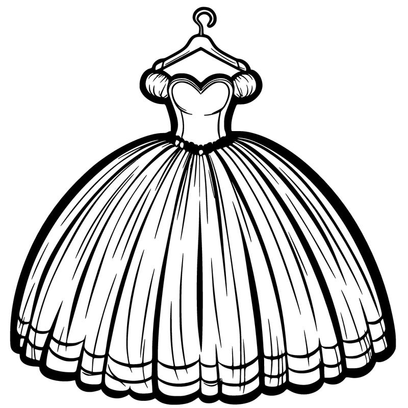 a huge ballgown