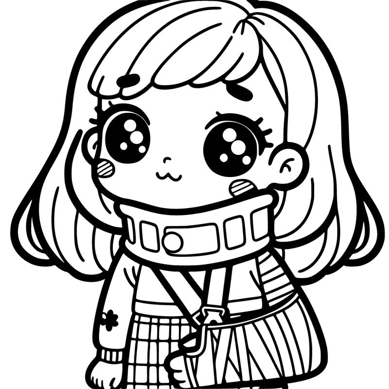 girl in a neck brace with a broken arm