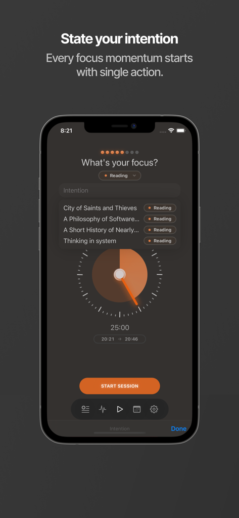 Session Pomodoro Focus Timer - Productivity App | MWM