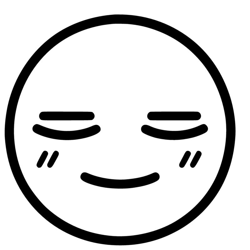 white face no eyes and no mouth