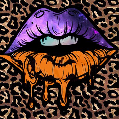 lips that look realistic and drip